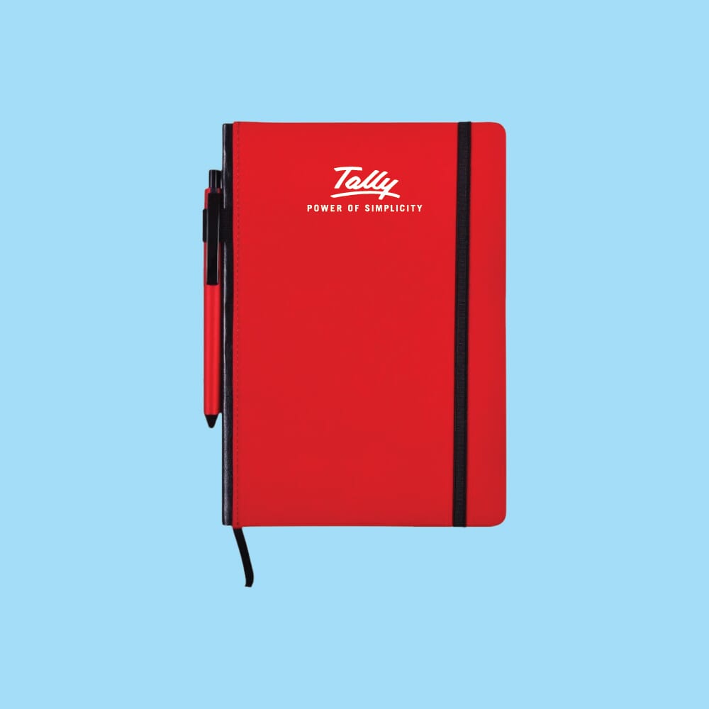 Primo Notebook- Red- A5- 96 Sheets